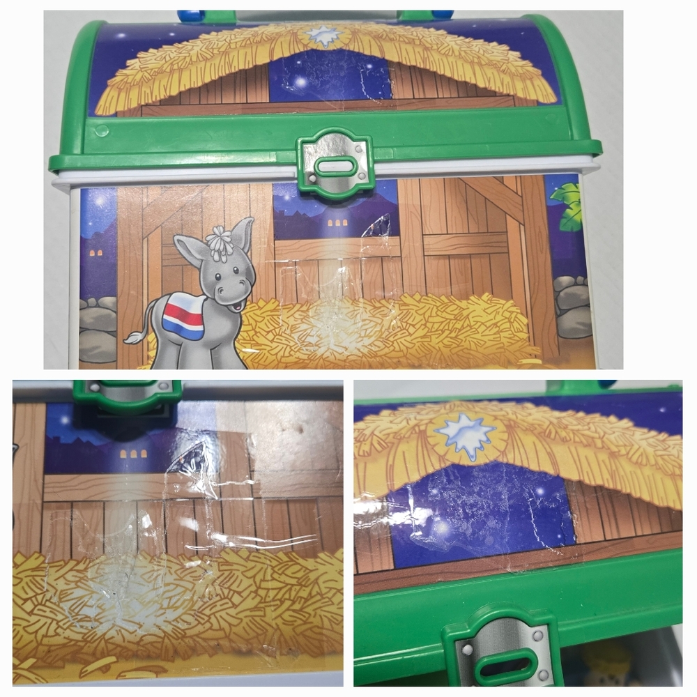 Fisher Price Little People Christmas Nativity Carrying Case & Figures BONUS book - Picture 9 of 11
